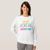 レトロ風でゲームを楽しもう Tシャツ (正面フル)