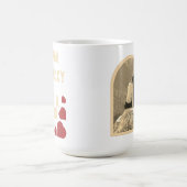 レトロ風のバレンタインデーの贈り物。 コーヒーマグカップ (中央)