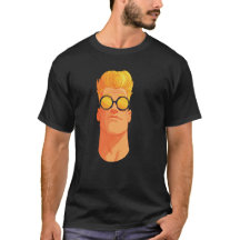 レトロ風デザインTシャツ