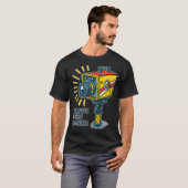 レトロ風交通スピードカメライラスト Tシャツ (正面フル)