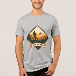 レトロ風力タービンマウンテンTシャツ - 70年代自然 トライブレンドTシャツ