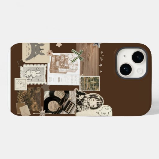 レトロ風携帯ケース Case-Mate iPhoneケース (裏面 (横))