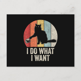 レトロ風 したいこと猫Tシャツ ネコ好き 猫飼い主 ギ エンクロージャーカード