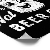 レトロ風 ビール缶 ビールじゃないよ 面白い パーティー 飲み物 ポスター (角)