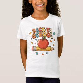 レトロ風。学校へ戻ろう。キュート。可愛い。 Tシャツ
