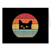 レトロ風 猫シャツ (正面横)