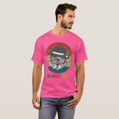 レトロ風 猫好き 90年代 アニメ メンズ レディース Tシャツ (正面フル)