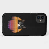 レトロ風 黒猫 ビンテージ風 子猫 ネコ Case-Mate iPhoneケース (裏面(横))