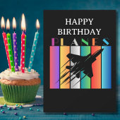 レトロ飛行機ジェット機飛んでいる、航空誕生日