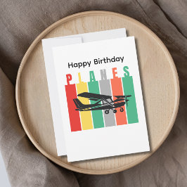 レトロ飛行機セスナ航空誕生日