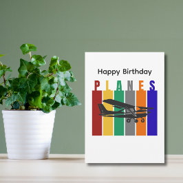 レトロ飛行機セスナ航空誕生日