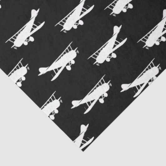 レトロ飛行機デザインアンティーク飛行機芸術航空 薄葉紙 (詳細)