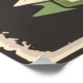 レトロ飛行機ポスター ポスター (角)