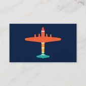 レトロ飛行機 名刺 (正面)