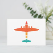 レトロ飛行機 招待状 (スタンド正面)