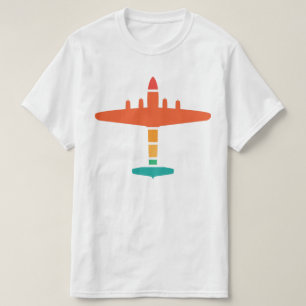 レトロ飛行機 Tシャツ