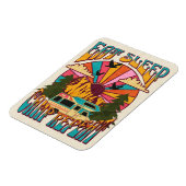 レトロ食べスリープキャンプリピート マグネット (左側)