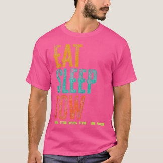レトロ食べスリープトーレピートトラック運転手トラックYe Tシャツ