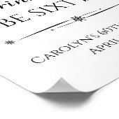 レトロ食べドリンクとBe660誕生日 ポスター (角)