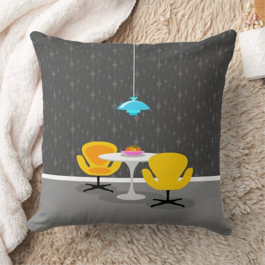 レトロ食堂 クッション (ブランケット)