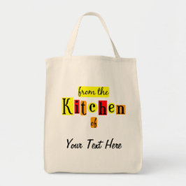 レトロ食料品店のキッチンカスタムからトート トートバッグ