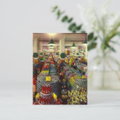 レトロ食料品店クーポンクリッパーのギフトギフト ポストカード (スタンド正面)