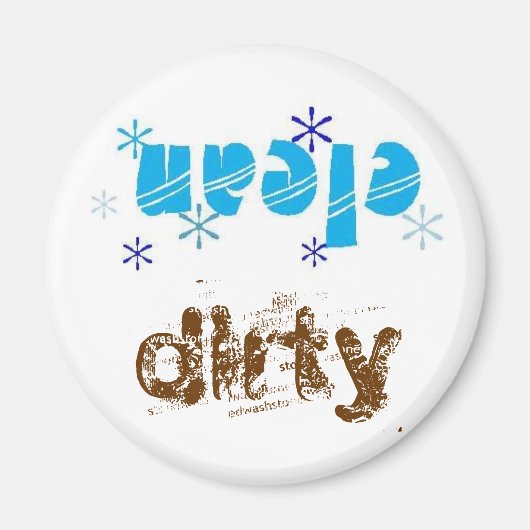 レトロ食洗機磁石 マグネット (正面)