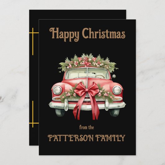 レトロ飾スクリスヴィンテージ シーズンカード (正面/裏面)