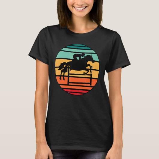 レトロ馬術 Tシャツ (正面)
