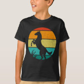 レトロ馬 Tシャツ (正面)