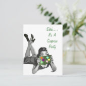 レトロ驚きパーティー(任意の大事な行事招待状) 招待状 (スタンド正面)