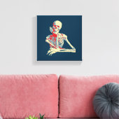 レトロ骨格 キャンバスプリント (インサイチュ (リビング))