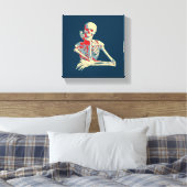 レトロ骨格 キャンバスプリント (インサイチュ (寝室))