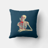 レトロ骨格 クッション (裏面)