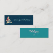 レトロ骨格 スキニー名刺 (正面/裏面)