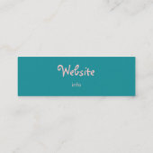 レトロ骨格 スキニー名刺 (裏面)