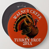 レトロ魅力的トルコトートレース 缶バッジ (正面&裏面)