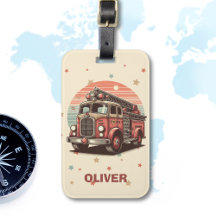 レトロ魅力的ヴィンテージ消防車アットサンセットホテル