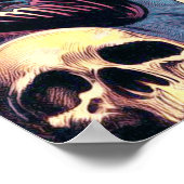 レトロ魔女ホラーピンアップ ポスター (角)