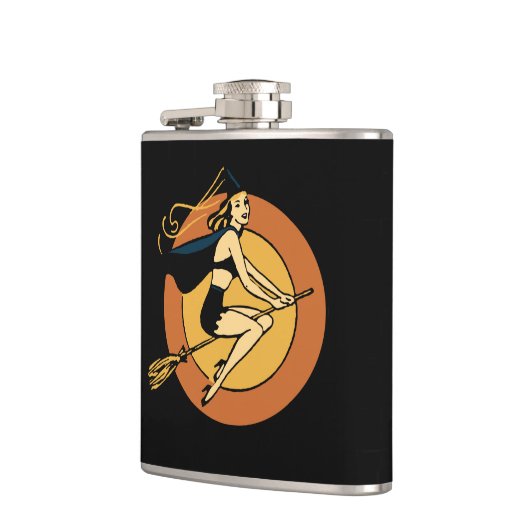 レトロ魔女 フラスク (左)