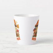 レトロ魔法 カフェラテマグ (正面)