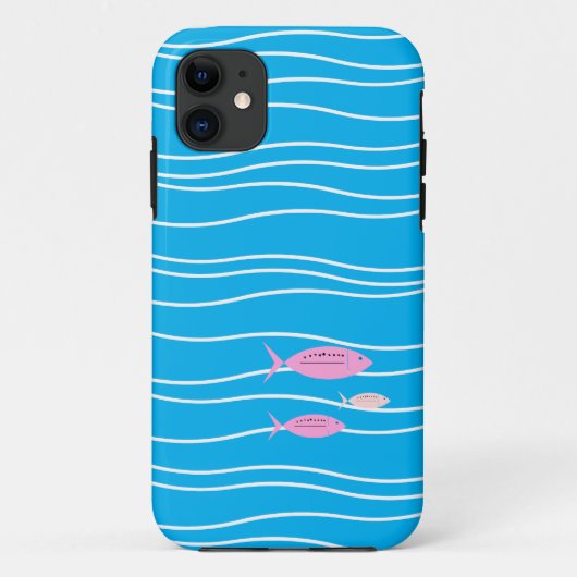 レトロ魚ケース – メイトiPhoneケース Case-Mate iPhoneケース (裏面)