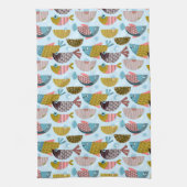 レトロ魚 キッチンタオル (縦)