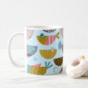 レトロ魚 コーヒーマグカップ
