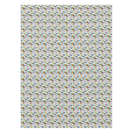 レトロ魚 テーブルクロス (正面)