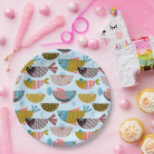 レトロ魚 ペーパープレート (パーティー)