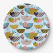 レトロ魚 ペーパープレート (正面)