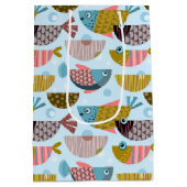 レトロ魚 ミディアムペーパーバッグ (裏面)