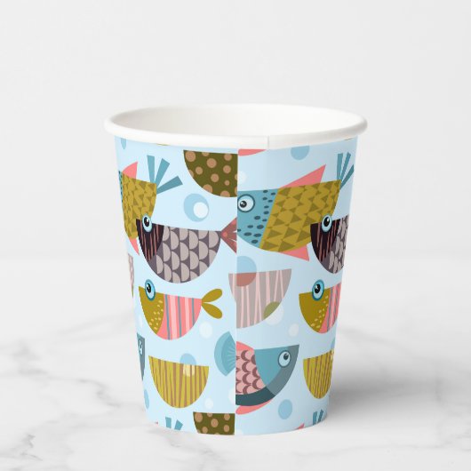 レトロ魚 紙コップ (右)