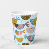 レトロ魚 紙コップ (正面)